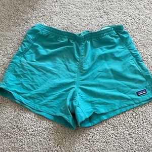 Teal Patagonia Baggy Shorts